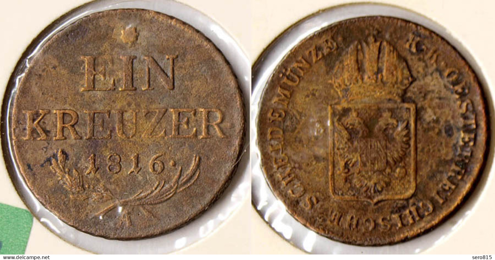 Österreich - Austria - 1 Kreuzer 1816 A Franz II. 1792-1835 Selten (r719 - Autriche