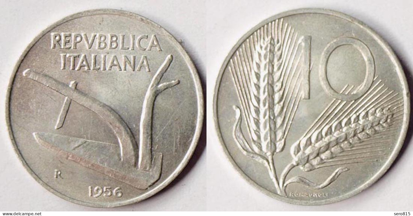 Italien - Italy - 10 Lira 1956 Schöne Erhaltung   (r504 - Altri & Non Classificati