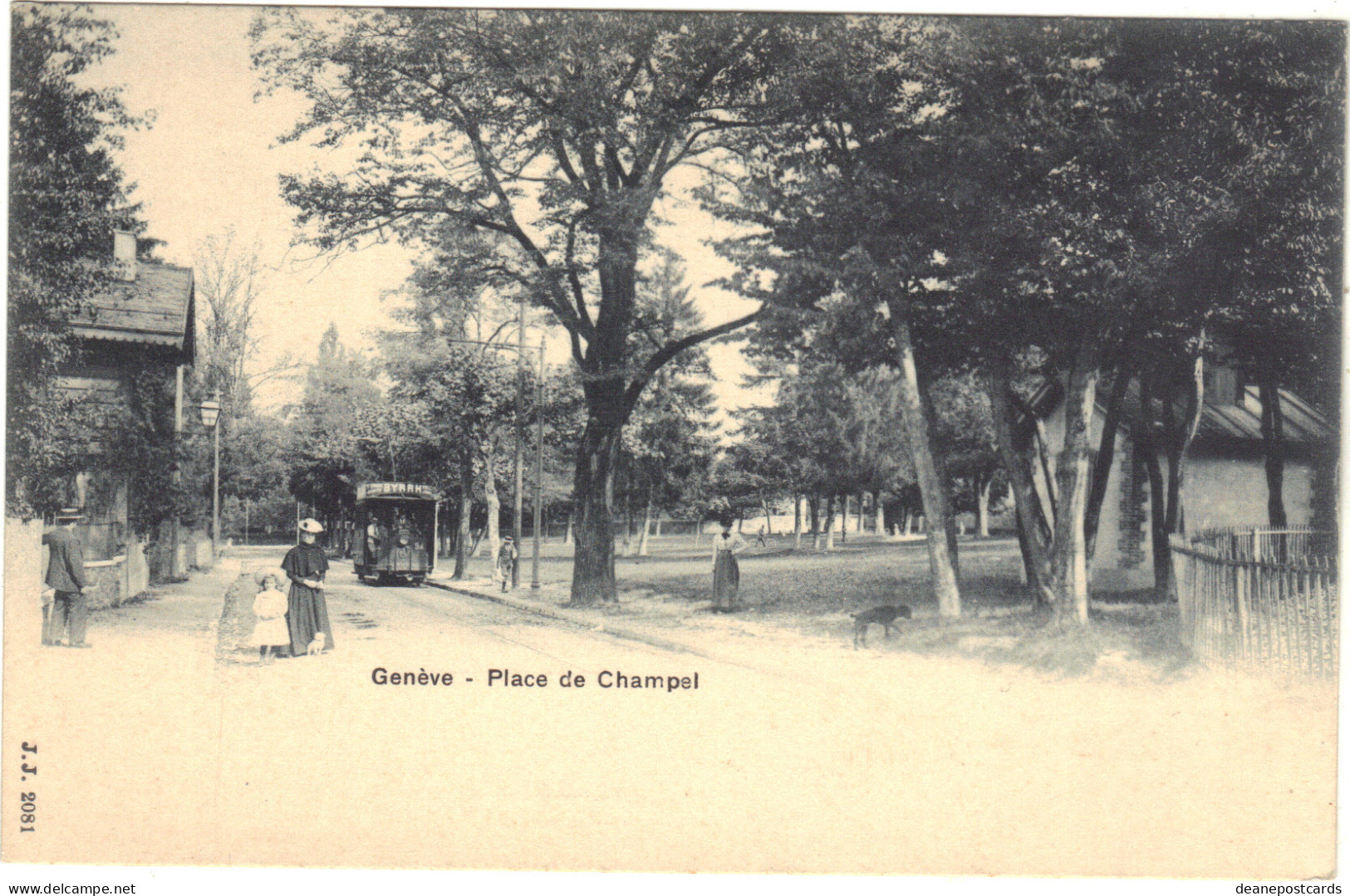 Switzerland - Geneve Place De Champel, Tram - Collezioni E Lotti