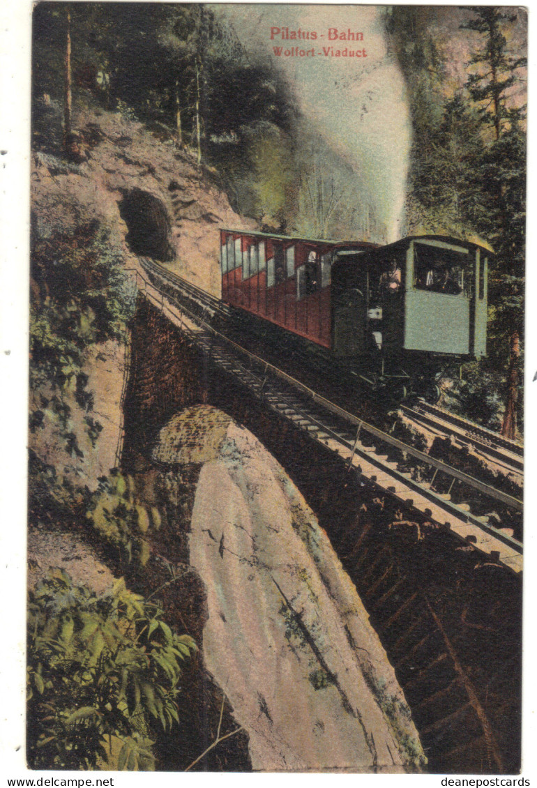 Switzerland - Pilatus Bahn, Mountain Railway - Colecciones Y Lotes