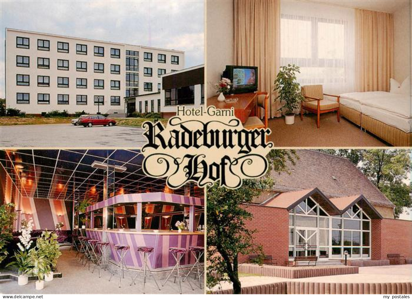 73959124 Radeburg Hotel Garni Radeburger Hof Gastraum Bar Zimmer - Volkersdorf