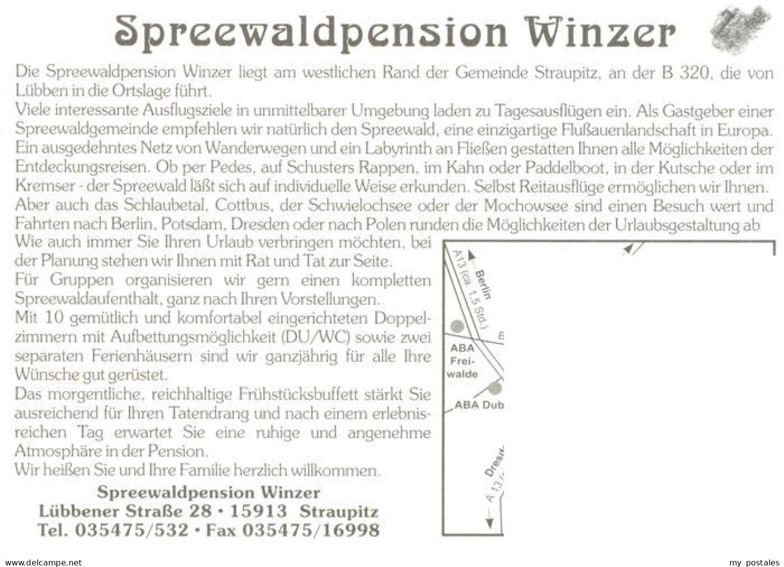 73959112 Straupitz Spreewaldpension Winzer - Straupitz