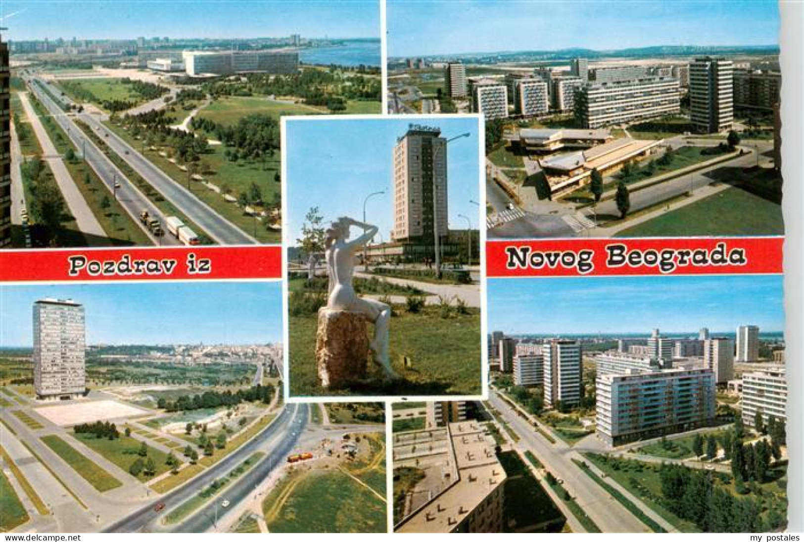 73919438 Novog Beograda Beograd Belgrad Serbija Fliegeraufnahmen Teilansichten - Serbie