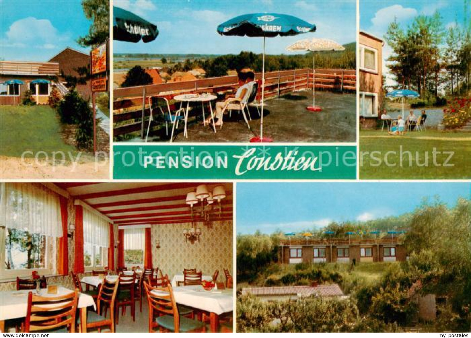 73843986 Tiessau Pension Constien Gastraum Terrasse Bungalows Tiessau - Hitzacker