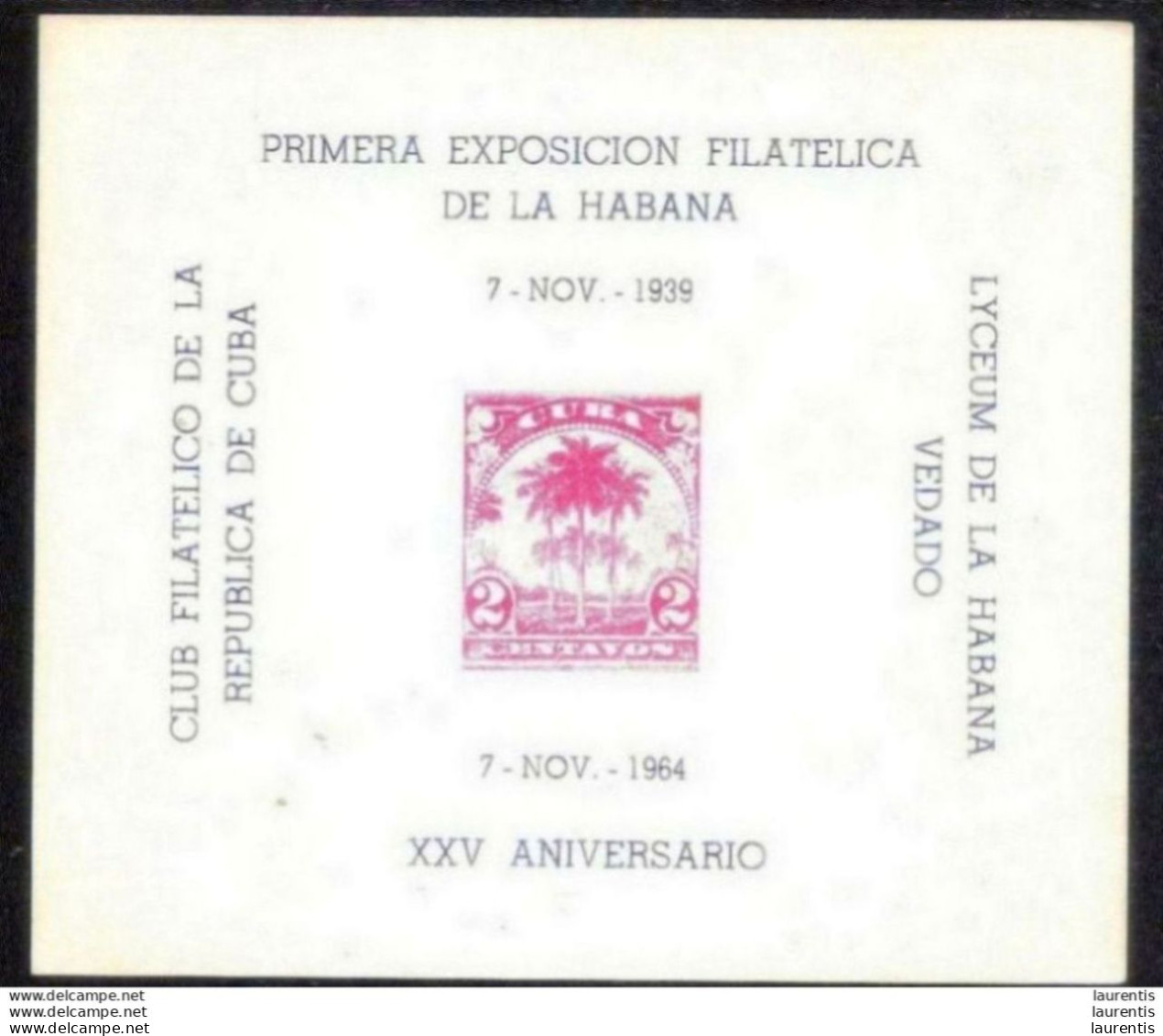 575  1964 - XXV Aniv Primera Expo Filatélica De La Habana En 1939 - Cb - 1,75 - Otros & Sin Clasificación
