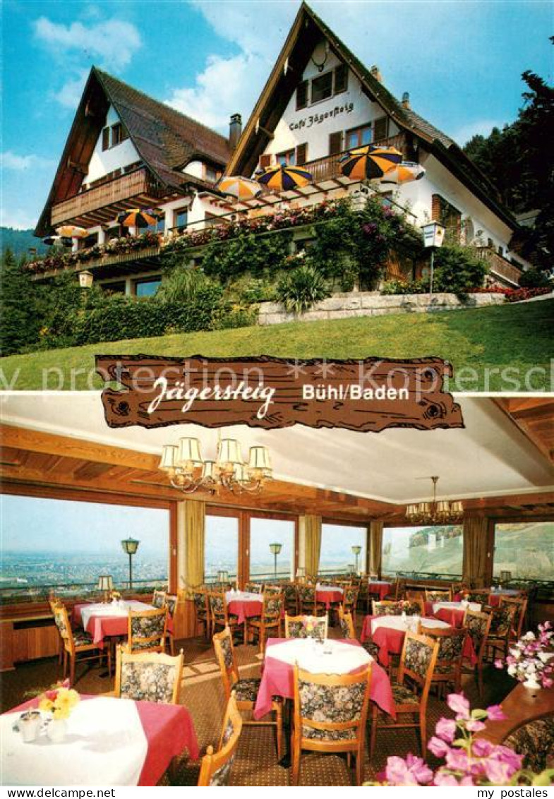 73843928 Buehl Baden Restaurant Cafe Jaegersteig Gastraum Buehl Baden - Buehl