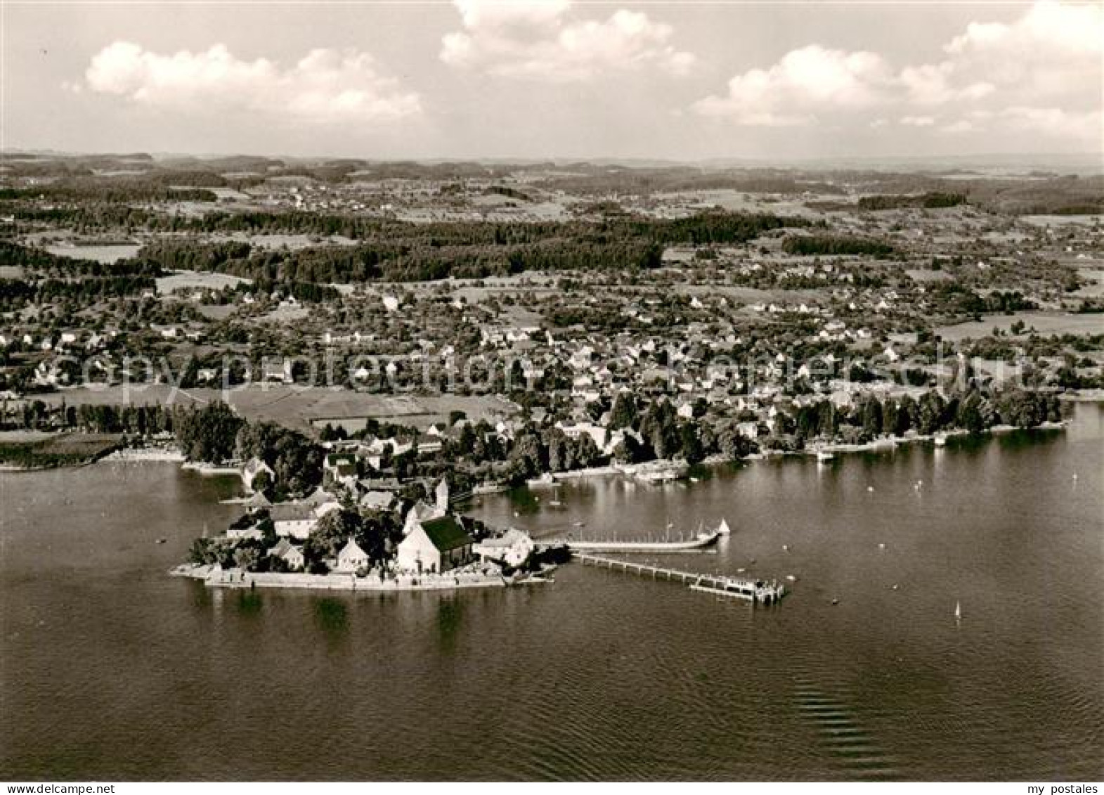 73811165 Wasserburg Bodensee Fliegeraufnahme Wasserburg Bodensee - Wasserburg (Bodensee)