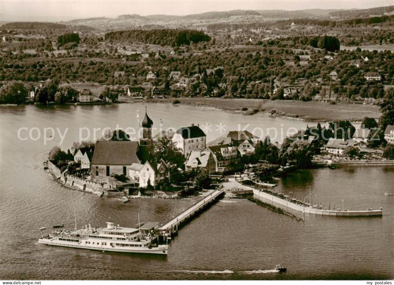 73811161 Wasserburg Bodensee Fliegeraufnahme Wasserburg Bodensee - Wasserburg A. Bodensee