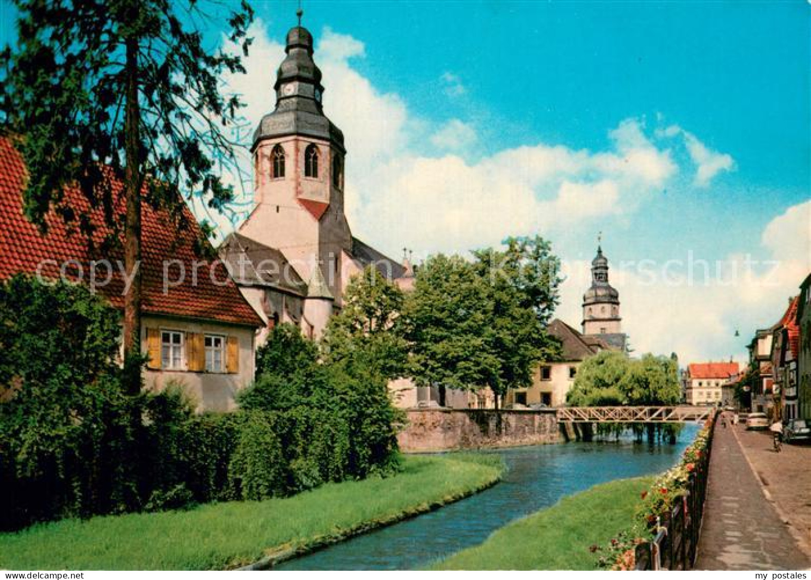 73771961 Ettlingen An Der Alb Mit Kirche St Martin Und Rathausturm Ettlingen - Ettlingen