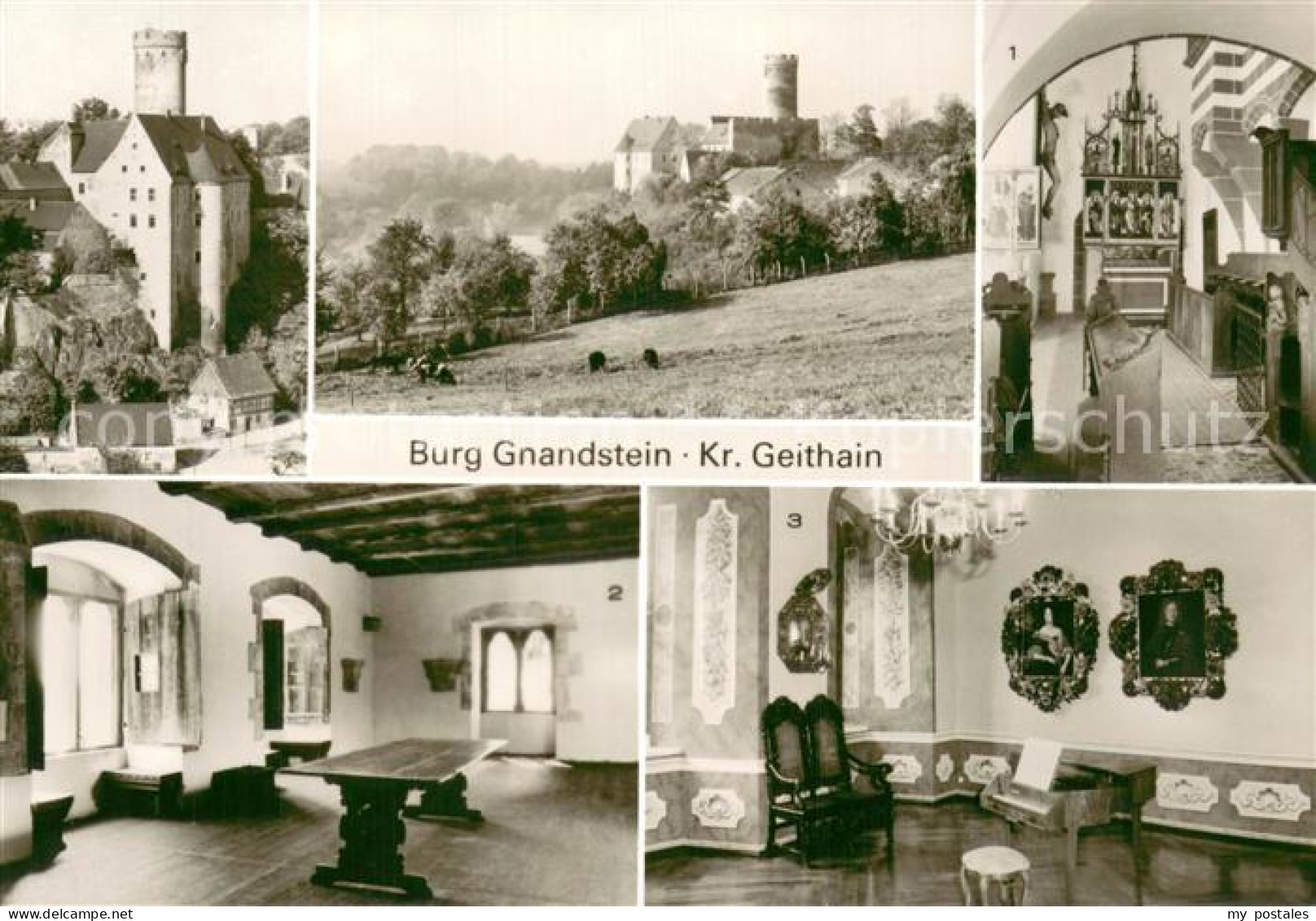 73739157 Gnandstein Burg Gnandstein Spaetgot Kapelle Marienaltar Palassaal Baroc - Kohren-Sahlis