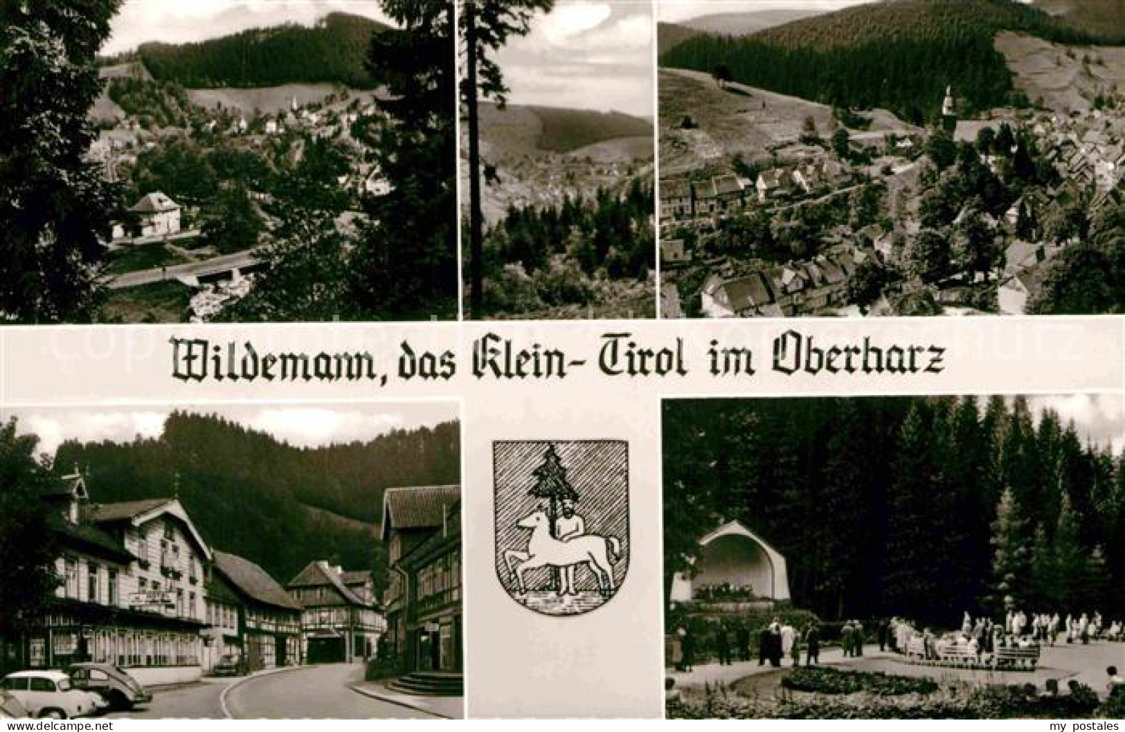 72812699 Wildemann Panorama Luftkurort Klein Tirol Im Harz Ortsstrasse Musikpavi - Wildemann