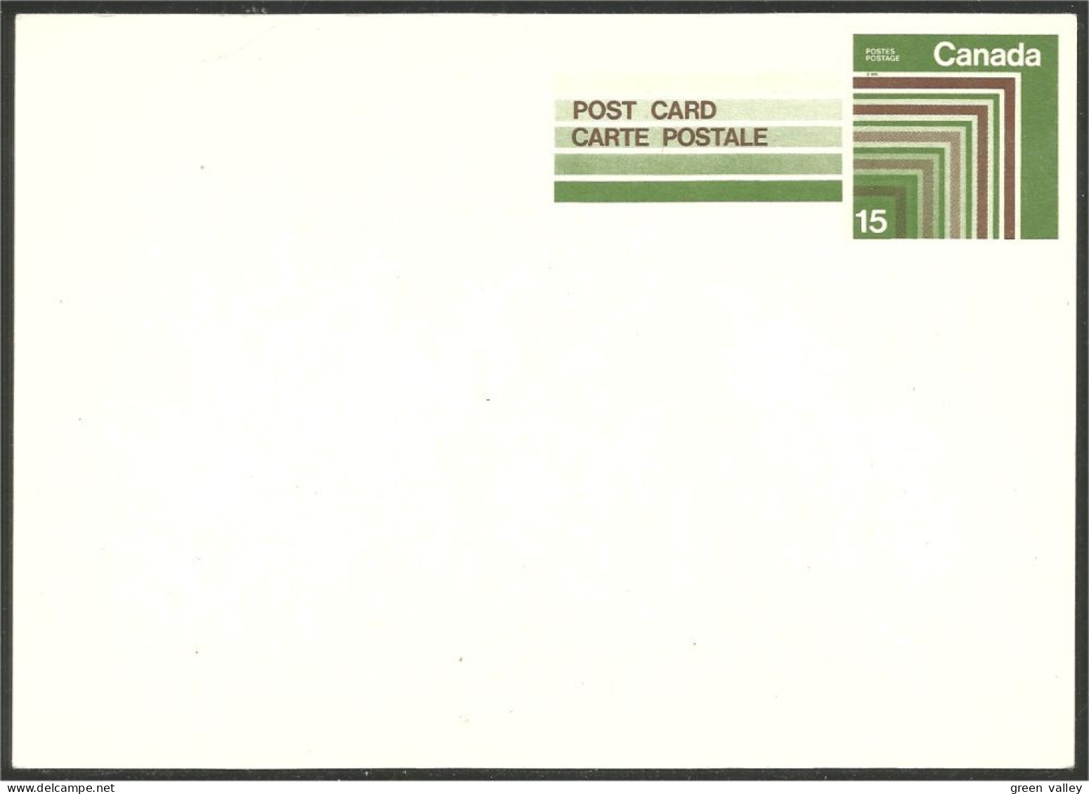 A42 195 Canada 1975 Post Card 15c - 1953-.... Reign Of Elizabeth II