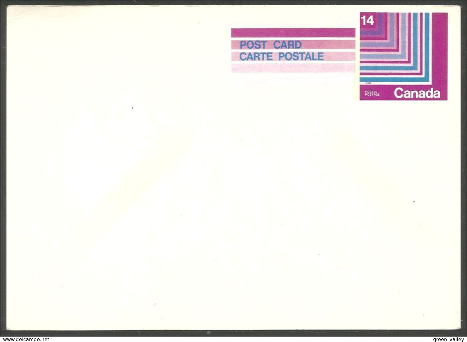 A42 194b Canada 1975 Post Card 14c - 1953-.... Règne D'Elizabeth II