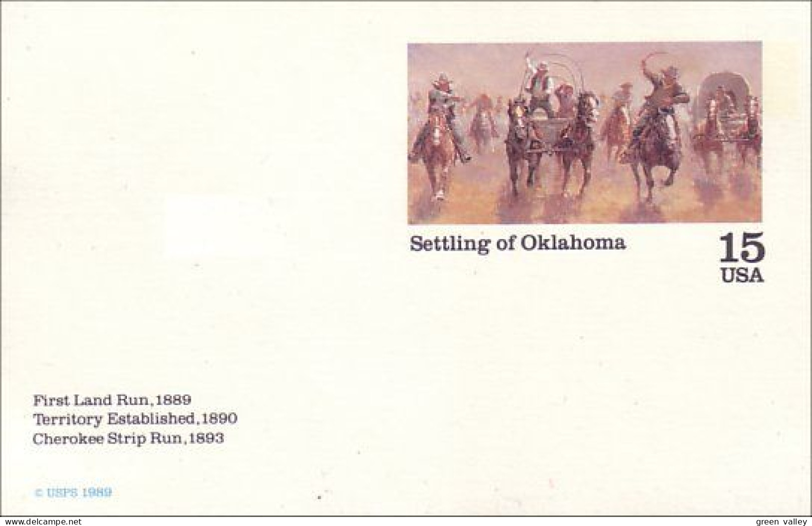 A42 115 US Postcard Oklahoma Diligences - Diligences