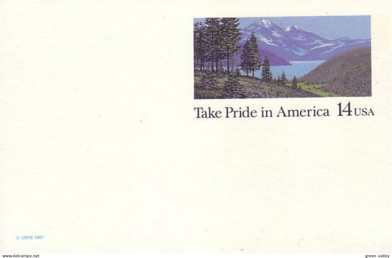 A42 88 US Postcard Take Pride In America - Other & Unclassified