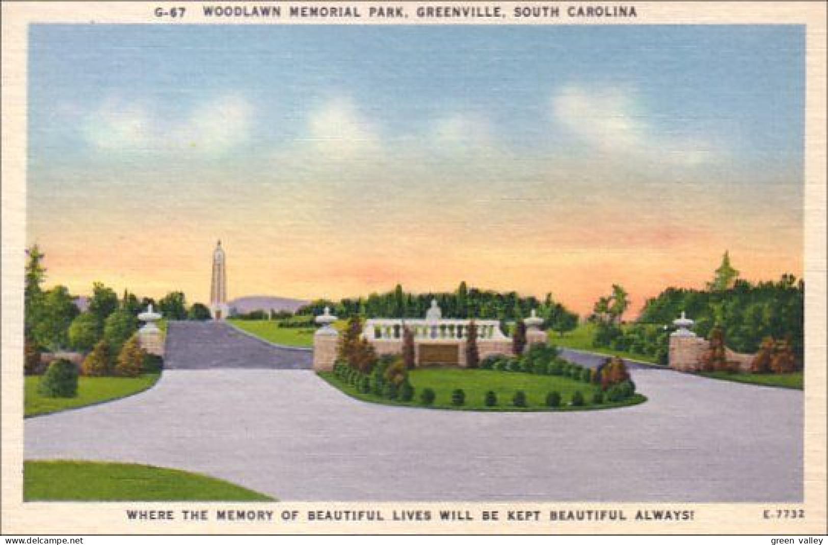 A45 622 CP Woodlawn Memorial Park Greenville SC - Greenville