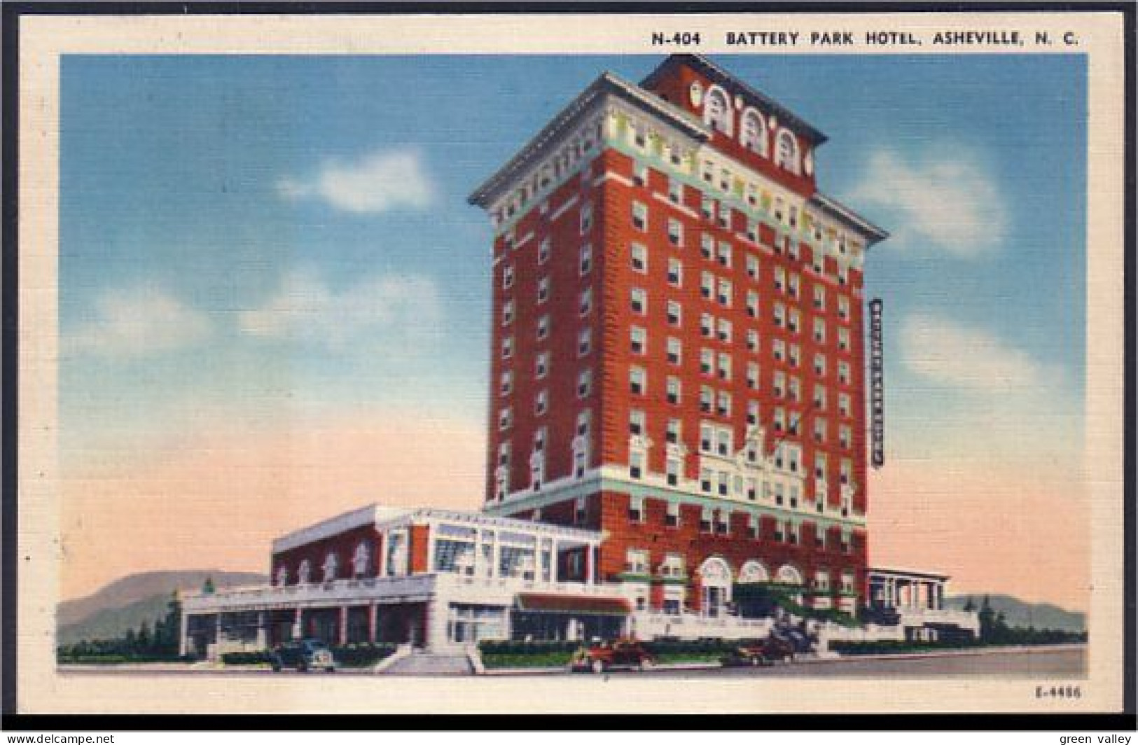 A45 553 PC Battery Park Hotel Asheville Unused - Asheville