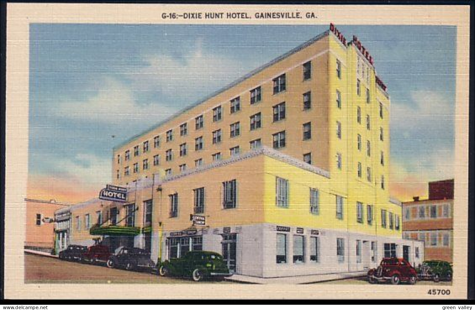 A45 552 PC Dixie-Hunt Hotel Gainesville Unused - Otros & Sin Clasificación