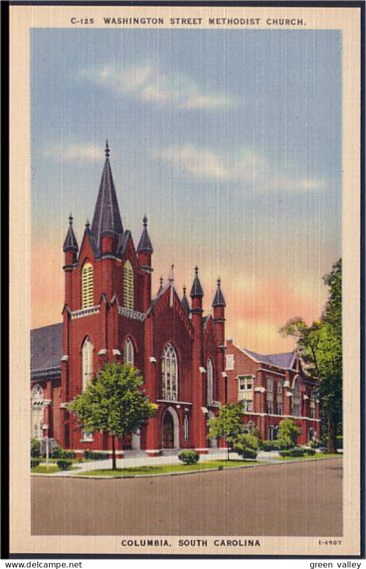 A45 524 PC Washington Street Methodist Church Columbia Unused - Columbia