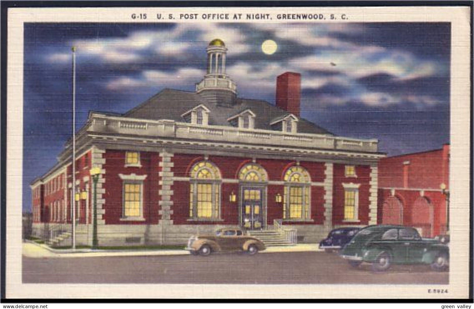 A45 496 PC US Post Office Greenwood Unused - Other & Unclassified