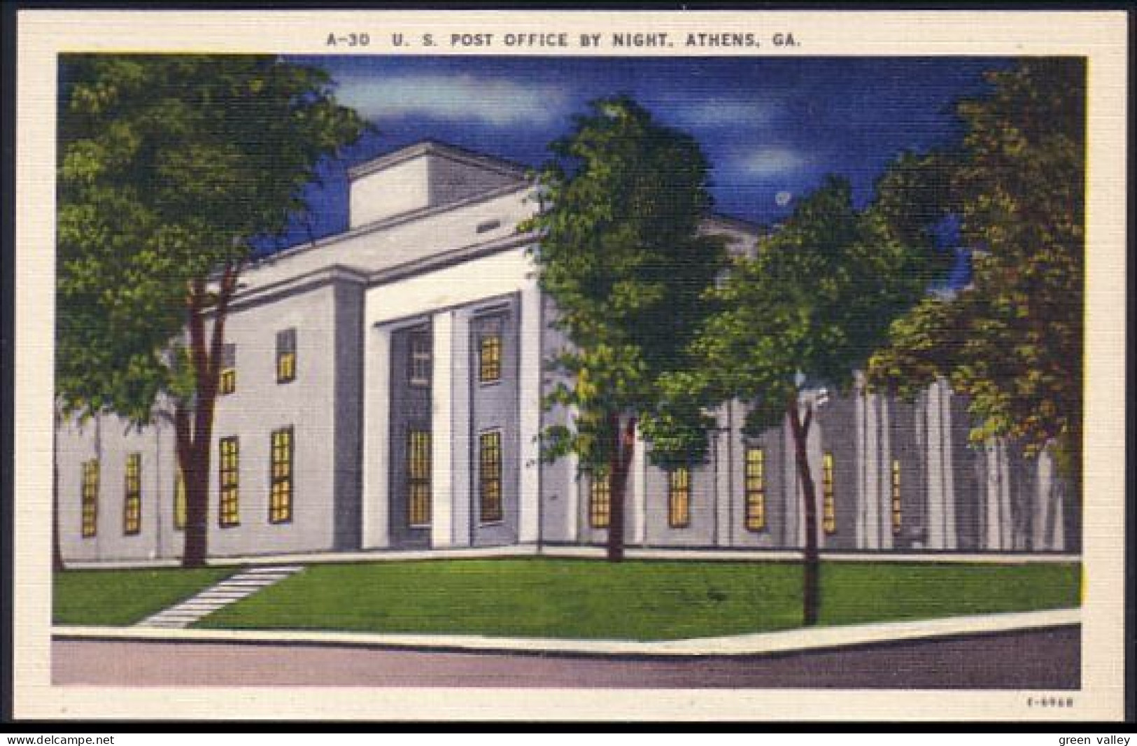 A45 493 PC US Post Office Athens Unused - Andere & Zonder Classificatie