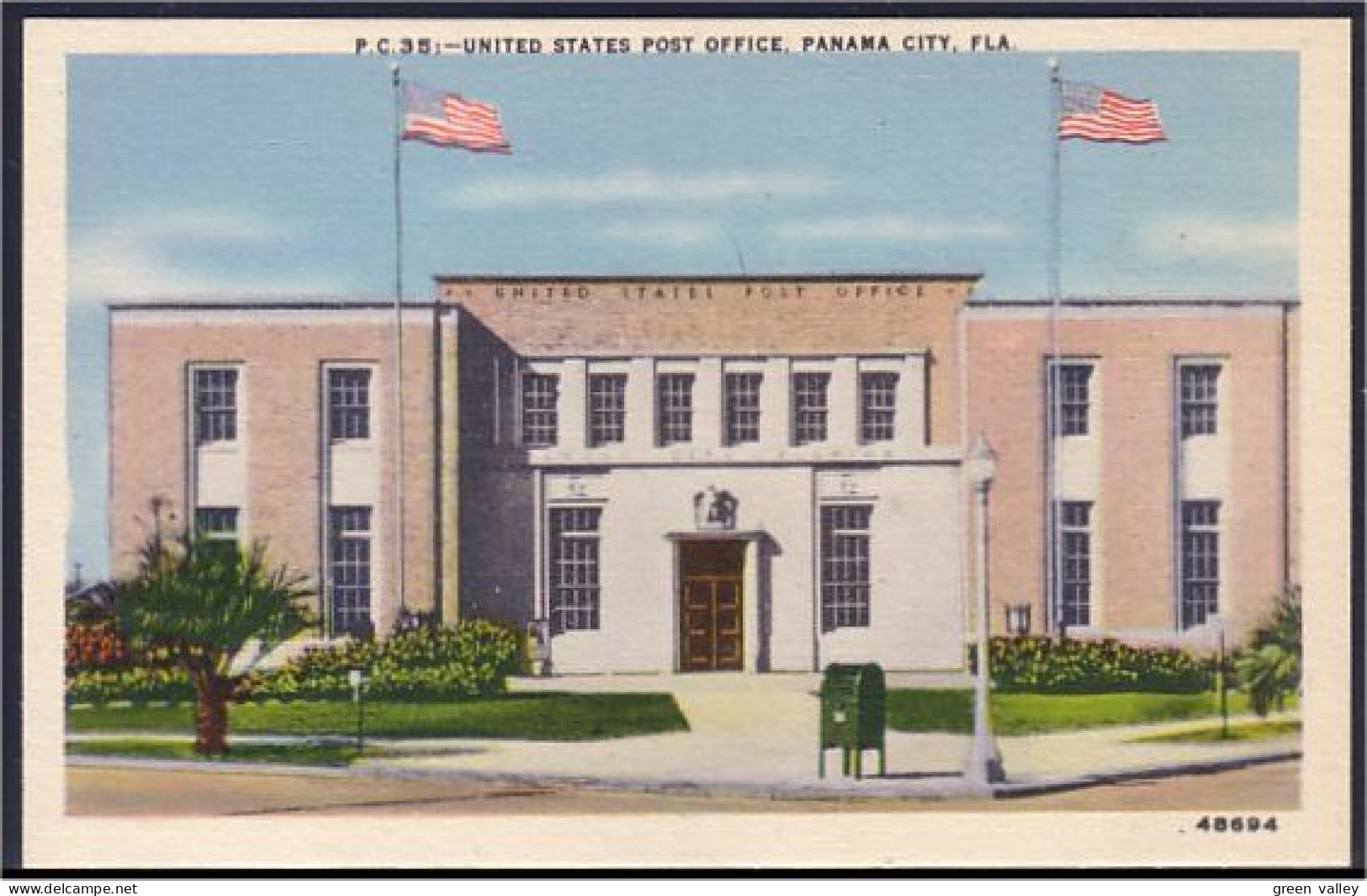 A45 492 PC US Post Office Panama City Unused - Panamá City