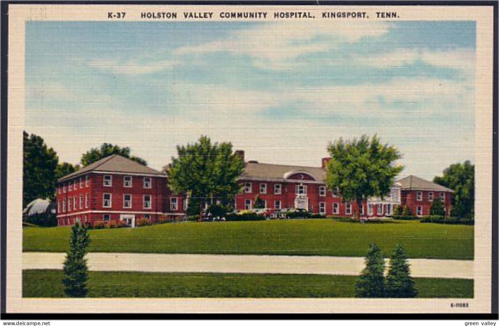 A45 482 PC Holston Valley Community Hospital Hopital Kingsport Unused - Altri & Non Classificati