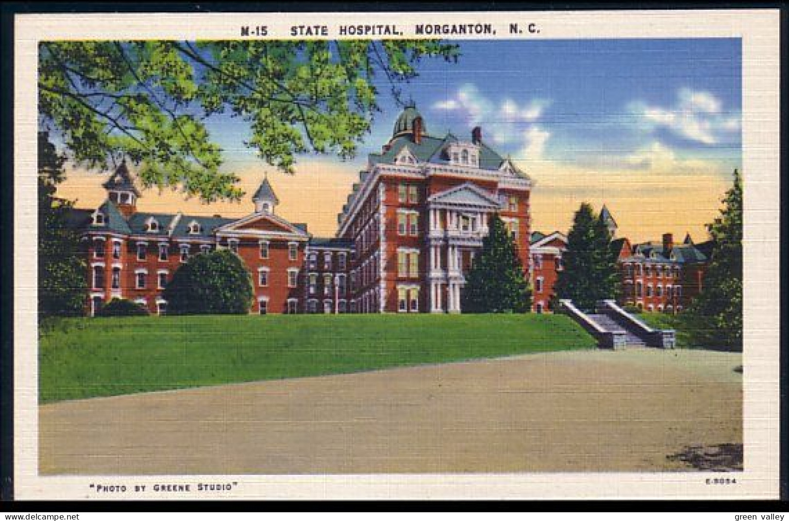 A45 477 PC State Hospital Hopital Morganton Unused - Autres & Non Classés