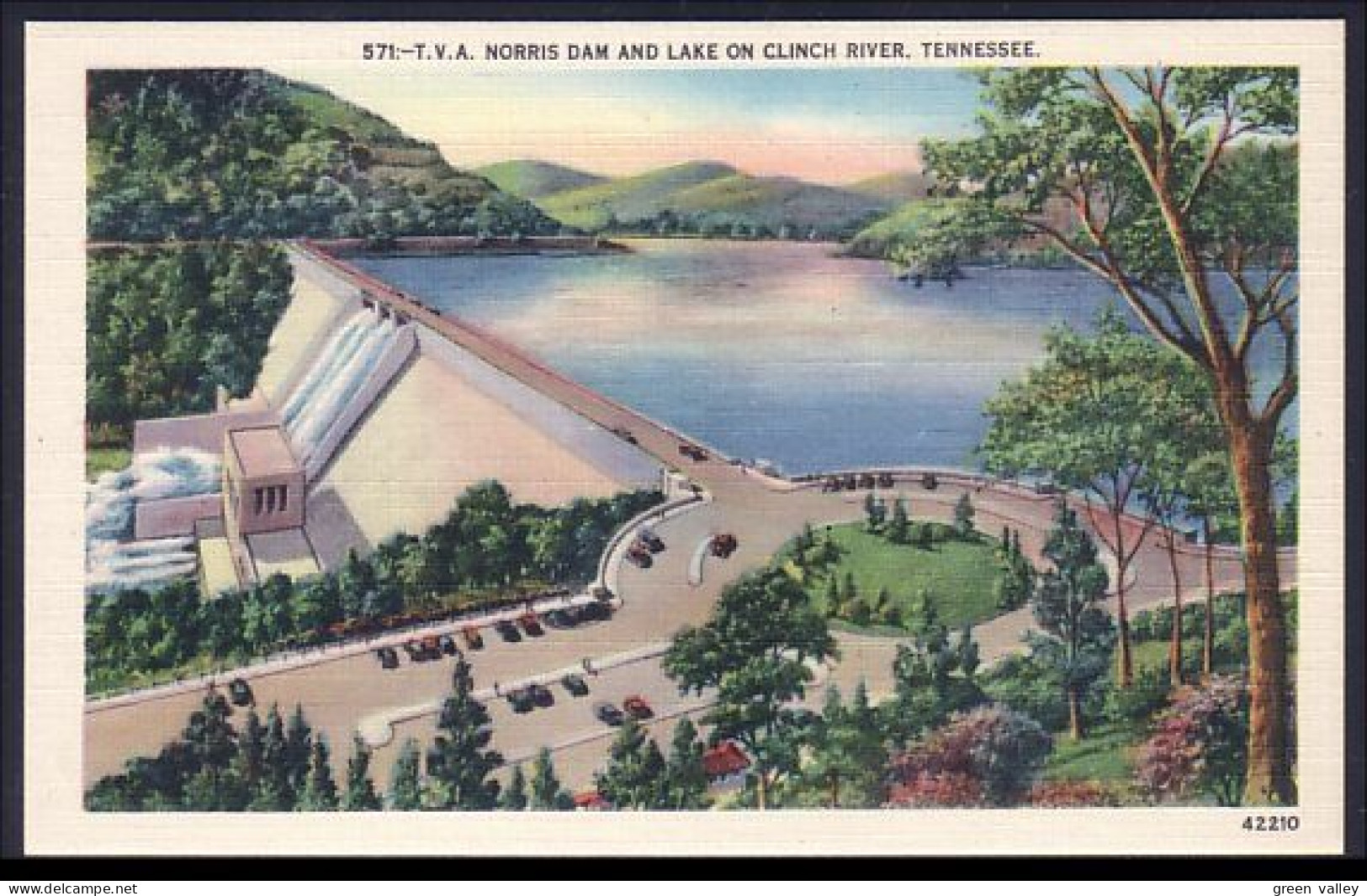 A45 328 PC Norris Dam And Lake On Clinch River Unused - Other & Unclassified