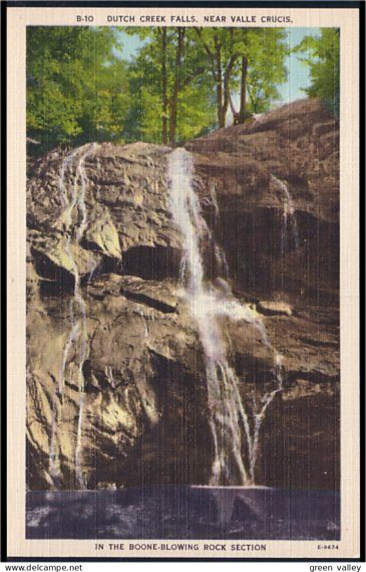 A45 282 PC Dutch Creek Falls Near Valle Crucis Unused - Autres & Non Classés