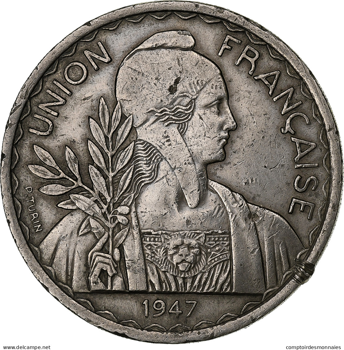 Indochine Française, Piastre, 1947, Paris, Cupro-nickel, TTB, Lecompte:320 - Andere & Zonder Classificatie