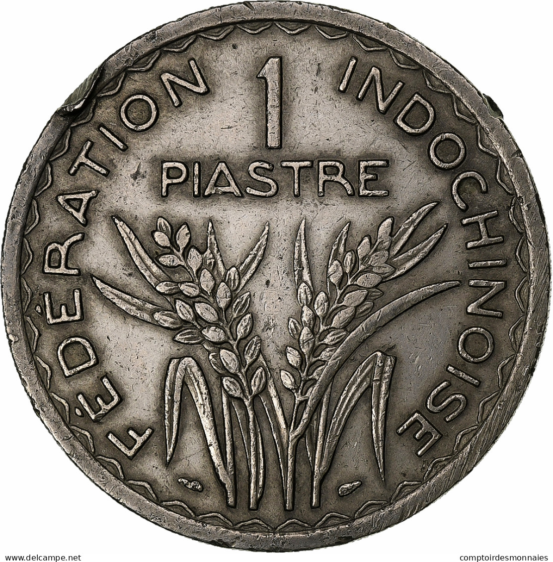 Indochine Française, Piastre, 1947, Paris, Cupro-nickel, TTB, Lecompte:320 - Other & Unclassified