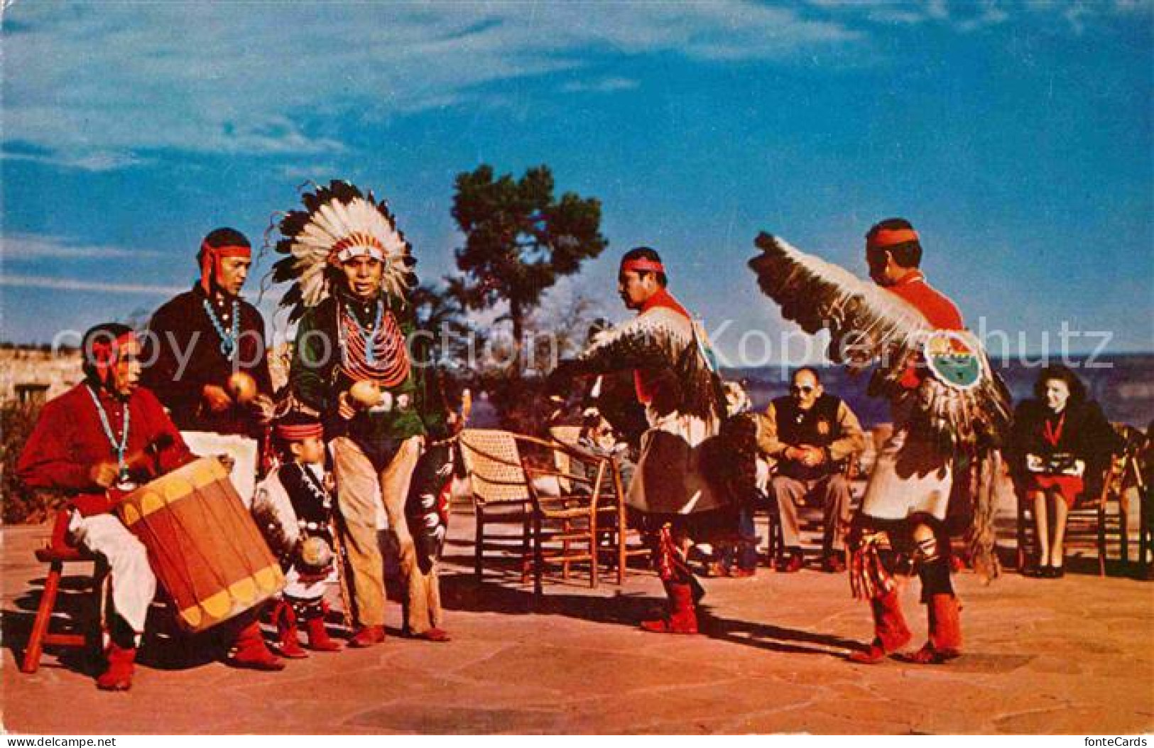 72799235 Arizona_US-State Hopi Indian Dancers Grand Canyon - Otros & Sin Clasificación