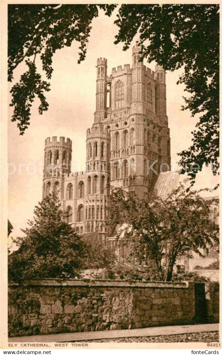 72788095 Ely  Cambridgeshire Kathedrale Westturm  - Other & Unclassified