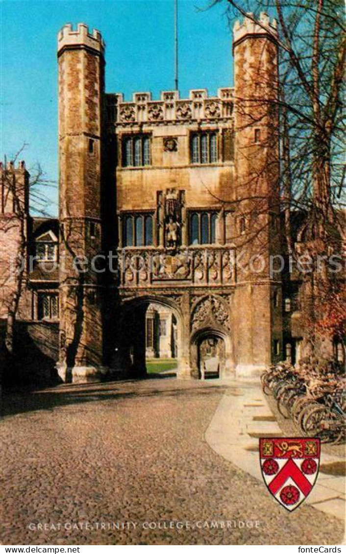 72780005 Cambridge Cambridgeshire Great Gate Trinity College Cambridge - Sonstige & Ohne Zuordnung