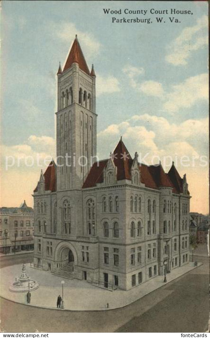 71664192 Parkersburg_West_Virginia Wood County Court House - Autres & Non Classés