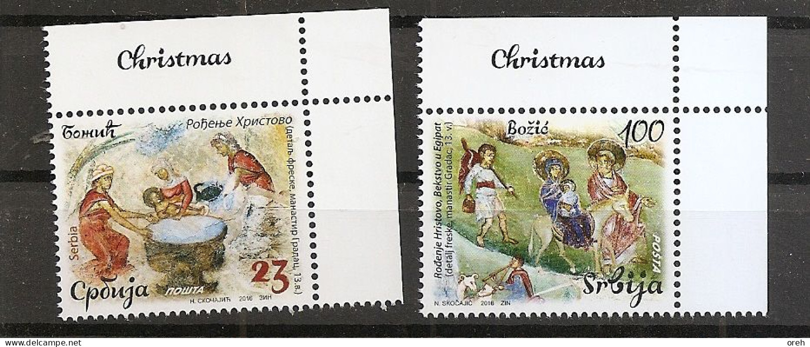 SERBIA 2016,CHRISTMAS,RELIGION,,MNH - Cristianismo