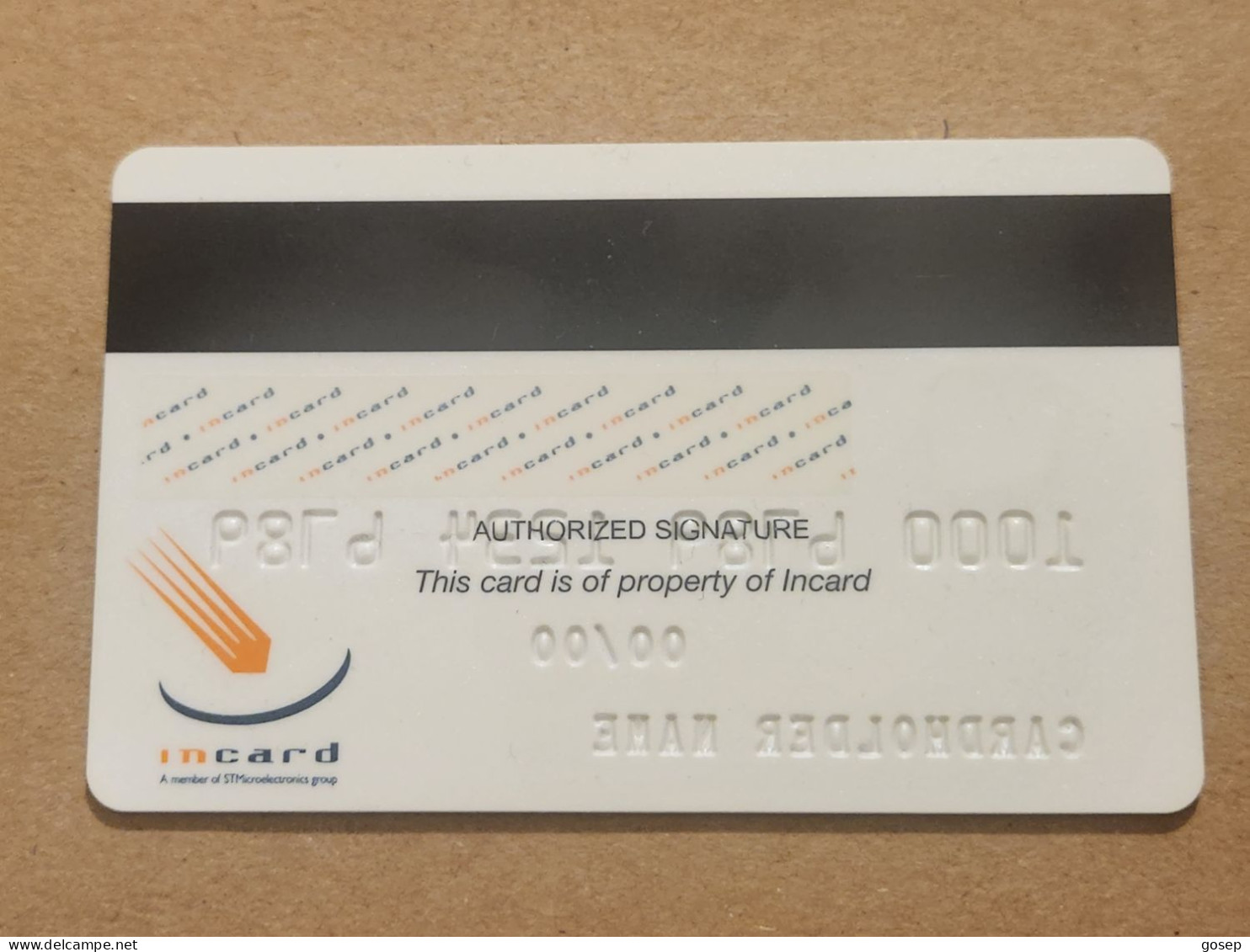 SWEDEN-CREDICT CARD-(1234-6789)-(00/00)-(SAMPLE-CARD CREDICT CARD)-GOOD CARD - Krediet Kaarten (vervaldatum Min. 10 Jaar)