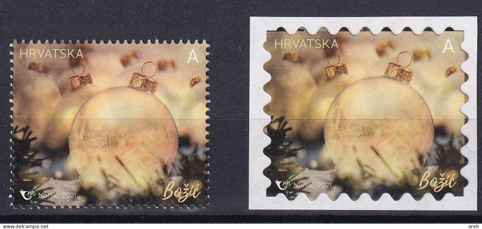 CROATIA 2021,CHRISTMAS,FROM SHEET,FROM BOOKLET,MNH - Cristianismo