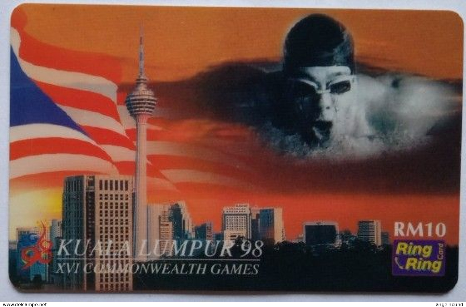 Malaysia RM10 Ring Ring - Kuala Lumpur  XVI Commonwealth  Games '98 - Malaysia