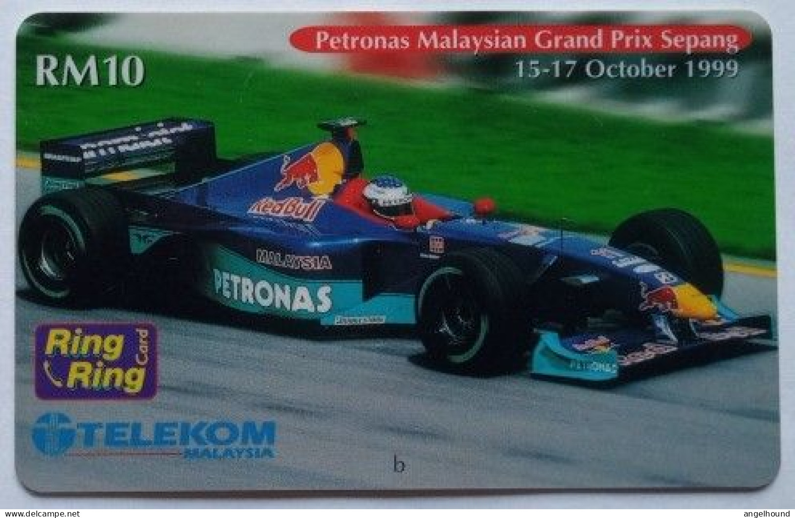 Malaysia RM 10 Ring Ring Card - Petronas Malaysian Grand Prix Sepang 1999 - Malaysia