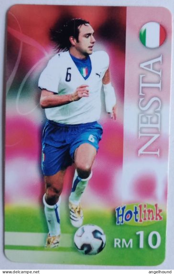 Malaysia RM10  Hot Link - Football Player  Alessandro NESTA - Malasia
