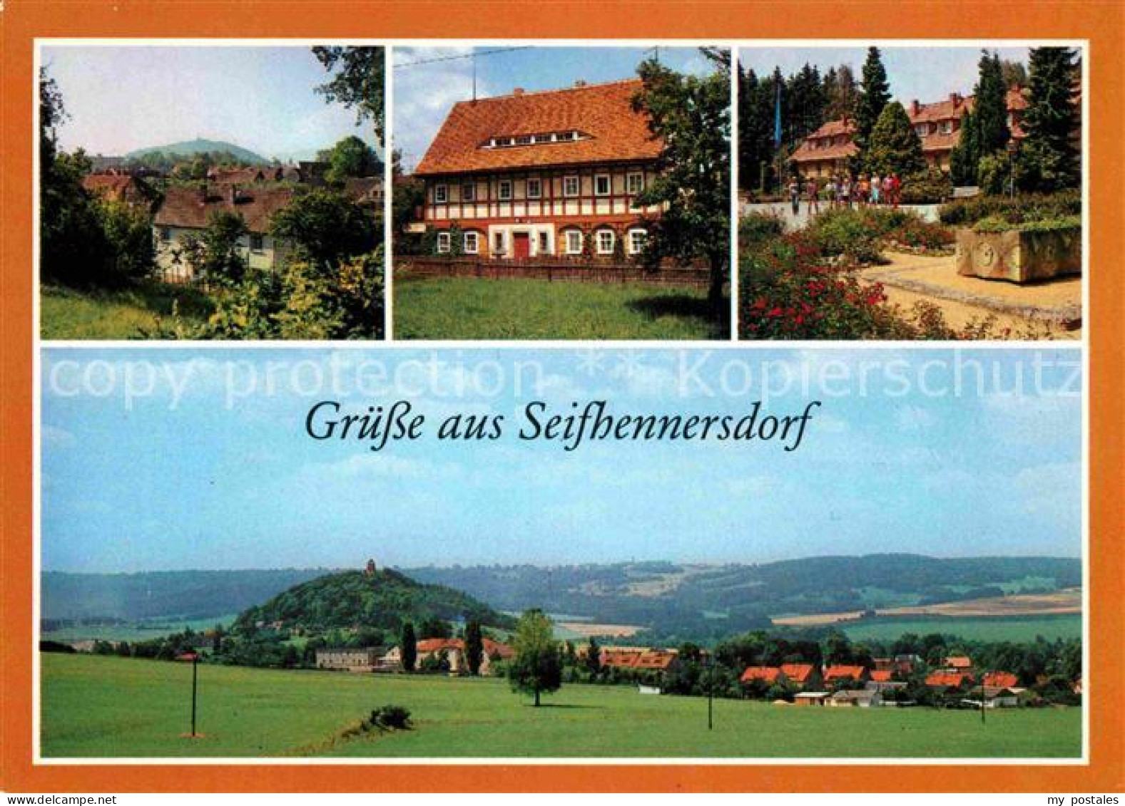72804905 Seifhennersdorf Panorama Blick Zum Burgsberg Umgebindehaus Zentrales Pi - Seifhennersdorf