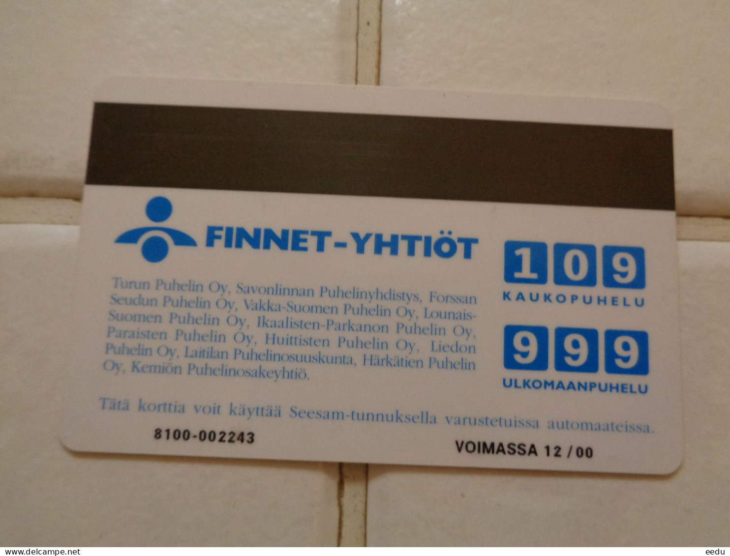 Finland Phonecard Turku D358B - Finnland