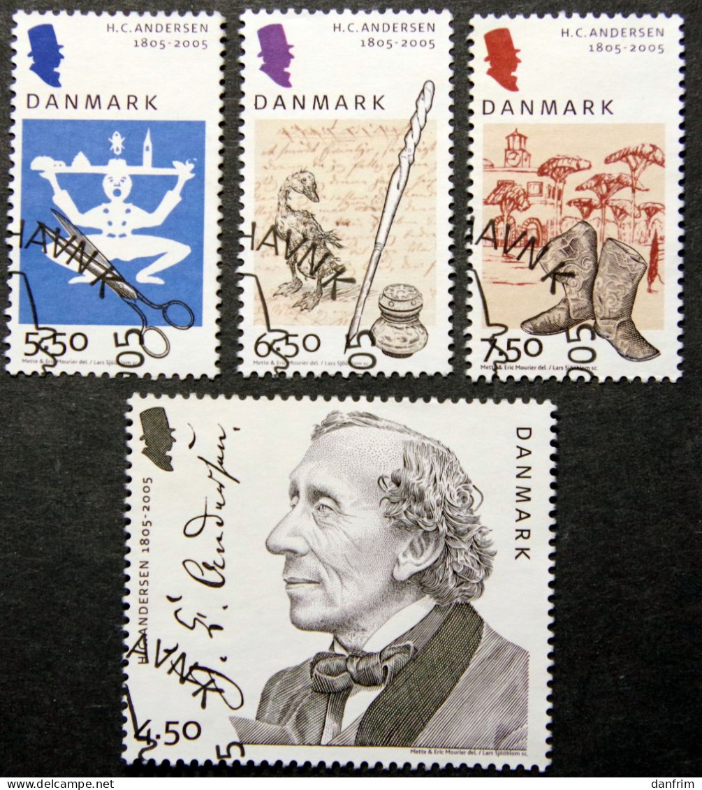 Denmark 2005  Hans Christian Andersen MiNr.1396 - 99  (O) ( Lot K 538) - Oblitérés