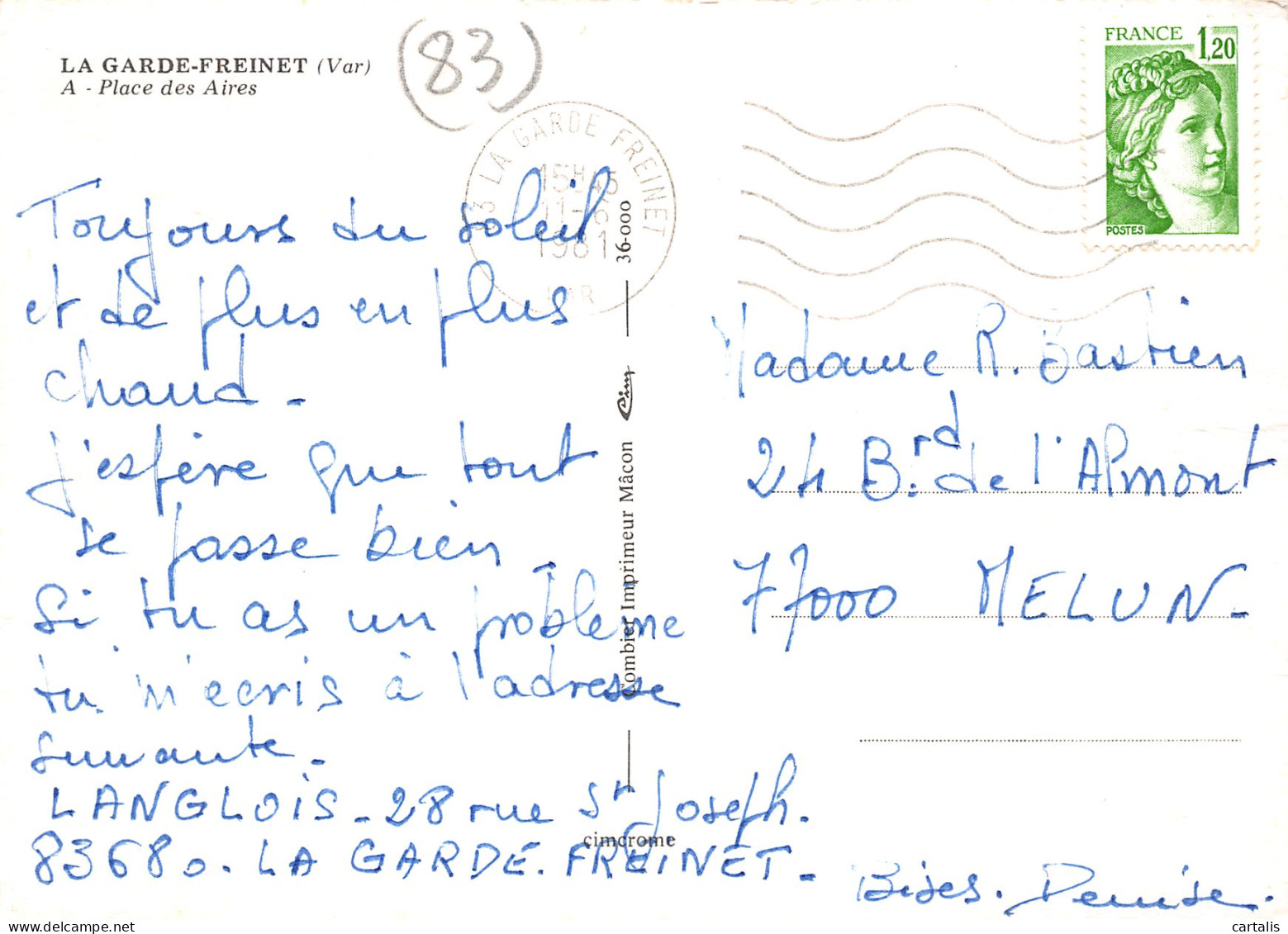 83-LA GARDE FREINET-N°3823-C/0367 - La Garde Freinet