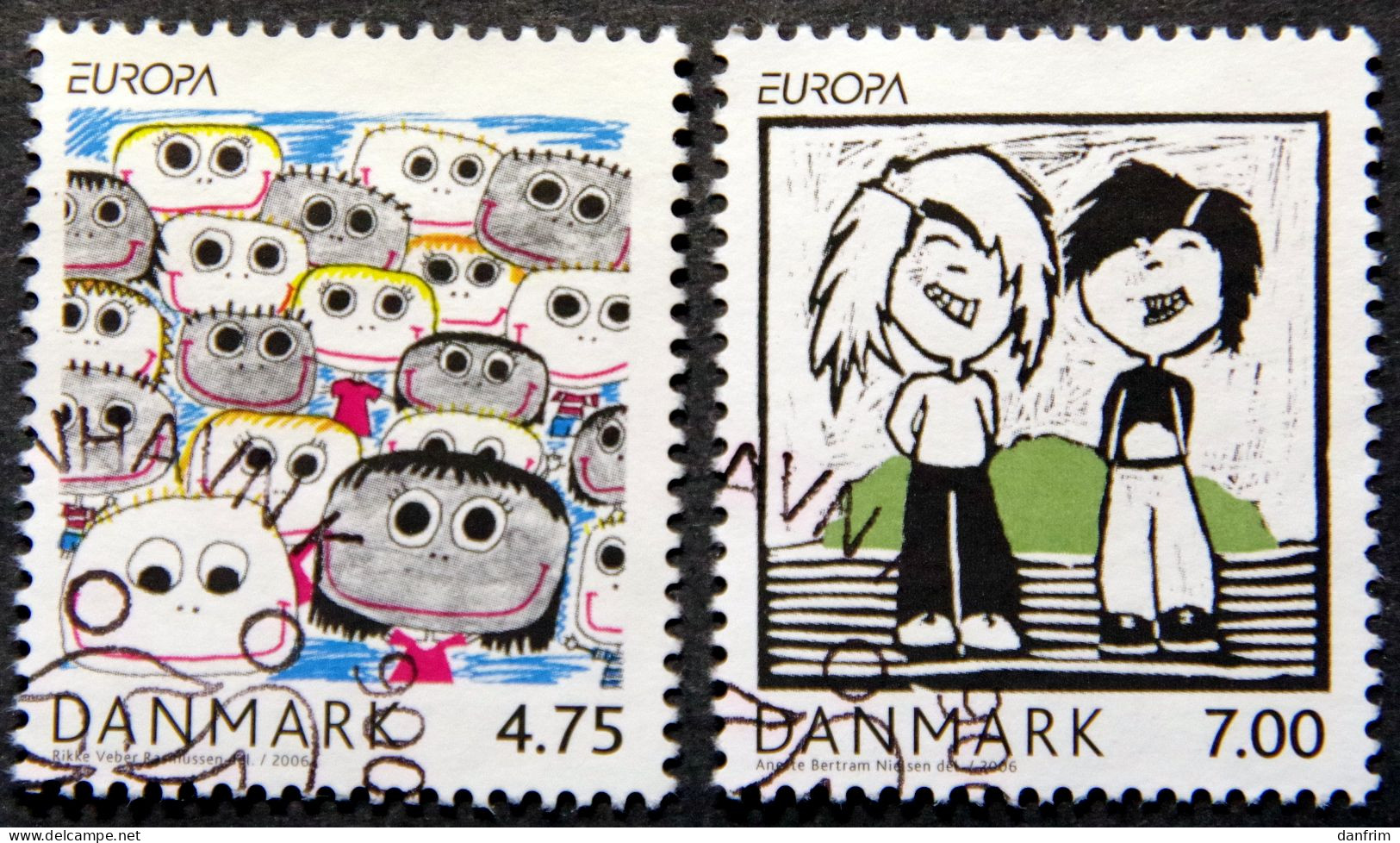 Denmark 2006  EUROPA   Minr.1444-45   (O) Integration  ( Lot  K 543 ) - Oblitérés