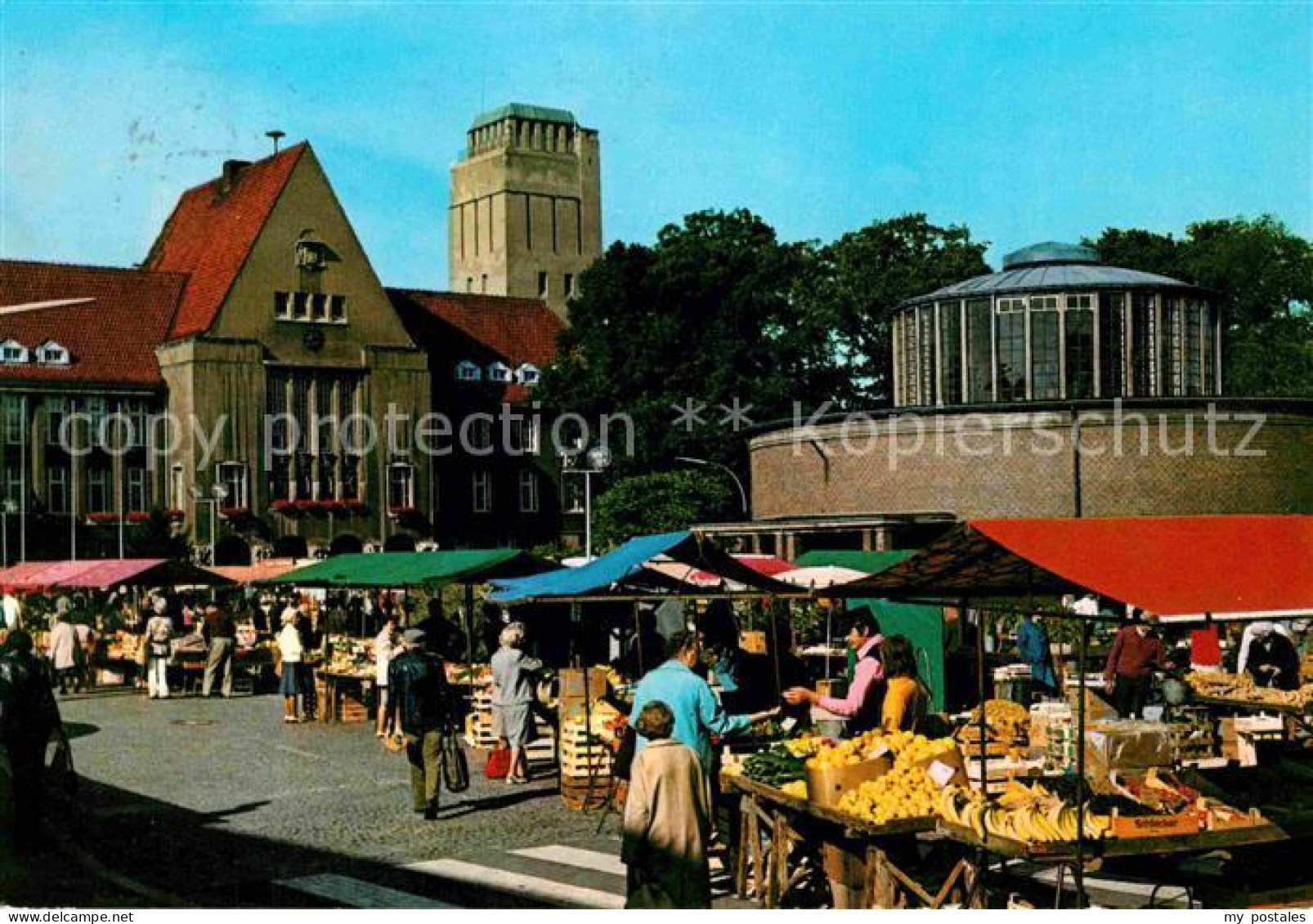 72797985 Delmenhorst Rathausplatz Markttag Delmenhorst - Delmenhorst