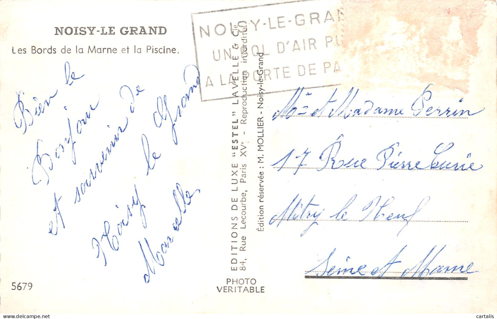 93-NOISY LE GRAND-N°3824-E/0391 - Noisy Le Grand