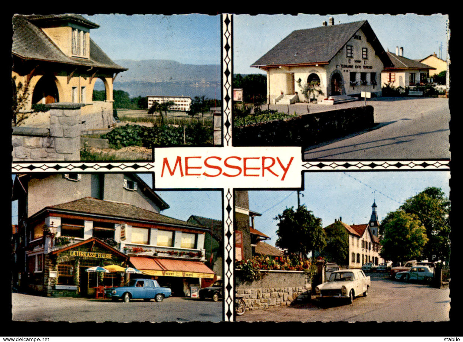 74 - MESSERY - MULTIVUES - AUTOMOBILES 404  ET R10 - Messery